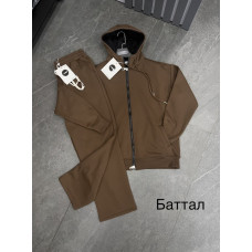 Спортивний костюм чоловічий трикотаж на плюші оптом р.4XL-8XL Китай