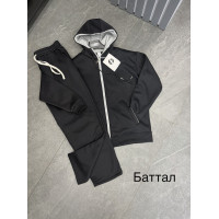 Спортивный костюм мужской трикотаж на плюше оптом р.4XL-8XL Китай