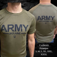 Чоловіча тактична футболка CoolMax Antistatic оптом р.S-3XL Україна