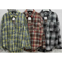 Сорочка жіноча з камінням оптом р.oversize Китай