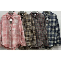 Сорочка жіноча з камінням оптом р.oversize Китай
