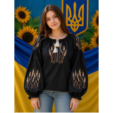 Вишиванка для дівчинки льон оптом р.152-170 Україна