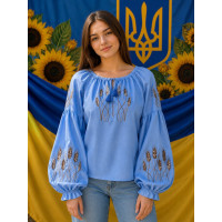 Вишиванка для дівчинки льон оптом р.152-170 Україна
