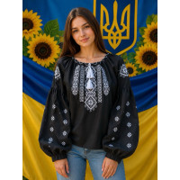 Вышиванка для девочки лён оптом р.152-170 Украина