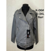Куртка жіноча кожазам оптом р.S-3XL Китай