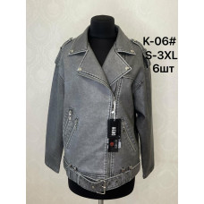 Куртка жіноча кожазам оптом р.S-3XL Китай