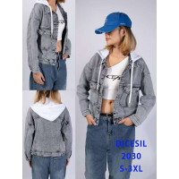 Жіноча джинсова куртка оптом р.S-3XL Китай