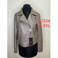 Куртка жіноча кожазам оптом р.S-3XL Китай
