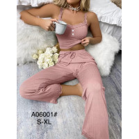 Піжама жіноча рубчик оптом р.S-XL Китай