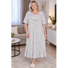 Нічна сорочка жіноча оптом р.3XL-5XL Китай