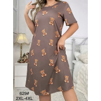 Туника для сна бамбук оптом р.2XL-4XL Китай