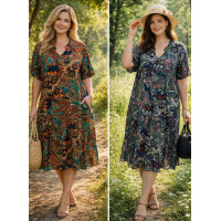 Жіноча легка сукня бохо оптом р. oversize Китай