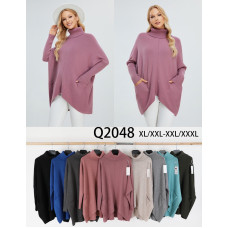 Светр жіночий Kiss Me кашемір оптом р.XL-3XL Китай