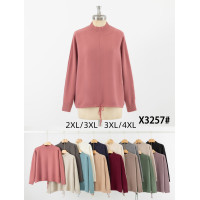 Светр жіночий Kiss Me кашемір оптом р.2XL-4XL Китай