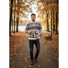 Светр чоловічий новорічний р. L-2XL гуртом Туреччина