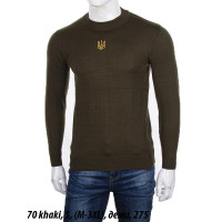 Светр чоловічий хакі оптом р.M-3XL Туреччина