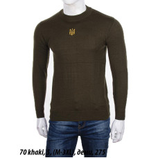 Светр чоловічий хакі оптом р.M-3XL Туреччина