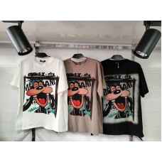 Футболка жіноча Disney оптом р.oversize Китай Футболка жіноча Disney оптом р.oversize Китай