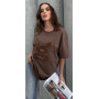 Жіноча футболка оптом р. oversize Туреччина