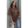 Жіноча футболка оптом р. oversize Туреччина