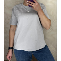 Жіноча футболка бавовна оптом р. M-XL Китай