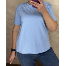 Жіноча футболка бавовна оптом р. M-XL Китай