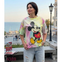 Футболка жіноча Disney оптом р.oversize Китай
