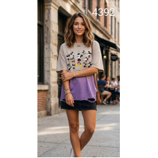 Футболка жіноча Disney оптом р.oversize Китай Футболка жіноча Disney оптом р.oversize Китай