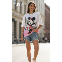 Футболка жіноча Disney оптом р.oversize Китай