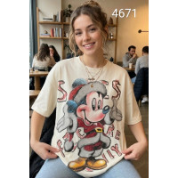 Футболка жіноча Disney оптом р.oversize Китай