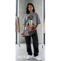 Футболка жіноча Disney оптом р.oversize Китай