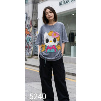 Футболка жіноча варенка оптом р.oversize Китай