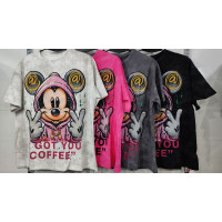 Футболка жіноча Disney оптом р.oversize Китай