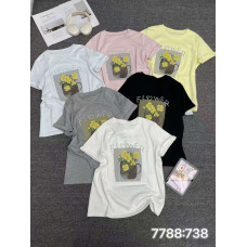 Футболка жіноча оптом р.oversize Китай Футболка жіноча оптом р.oversize Китай