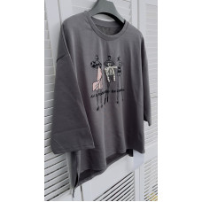 Футболка жіноча оптом р.oversize Китай Футболка жіноча оптом р.oversize Китай
