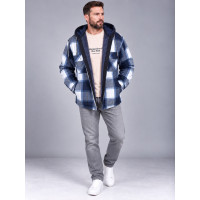 Кофта мужская на пуговицах мех норма р.XL-5XL Турция