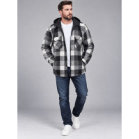 Кофта мужская на пуговицах мех норма р.XL-5XL Турция