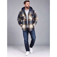 Кофта мужская на пуговицах мех норма р.XL-5XL Турция