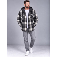 Кофта мужская на пуговицах мех норма р.XL-5XL Турция