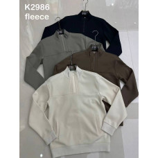 Чоловіча тепла кофта-зіпка р. М-3XL оптом Китай 