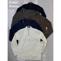 Мужская тёплая кофта на молнии р. M–3XL оптом Китай